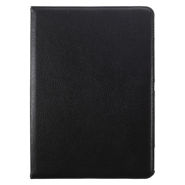 Litchi Skin Leather Case with 360 Degree Rotating Stand for Huawei MediaPad M2 10.0 - Black-2