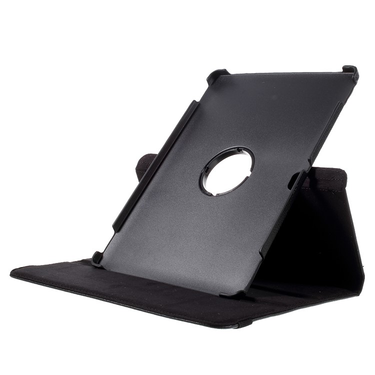 Litchi Skin Leather Case with 360 Degree Rotating Stand for Huawei MediaPad M2 10.0 - Black-7