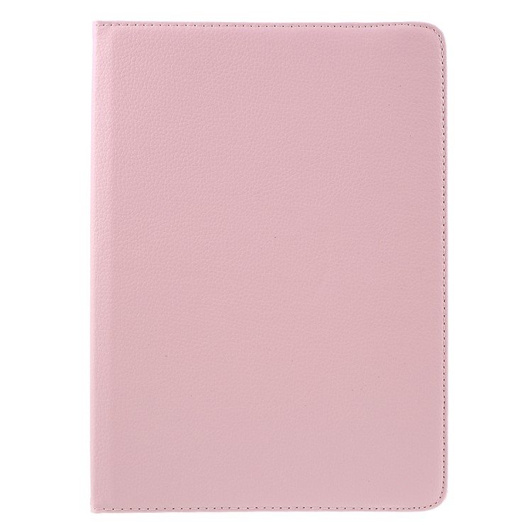 Litchi Skin PU Leather Case with 360 Degree Rotating Stand for Huawei MediaPad M2 10.0 - Pink-2