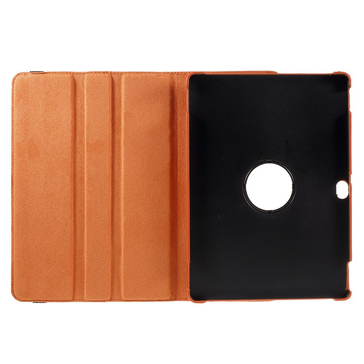 Litchi Skin Leather Case with 360 Degree Rotating Stand for Huawei MediaPad M2 10.0 - Orange-9