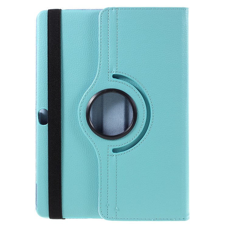 Litchi Skin Leather Case with 360 Degree Rotating Stand for Huawei MediaPad M2 10.0 - Baby Blue-3