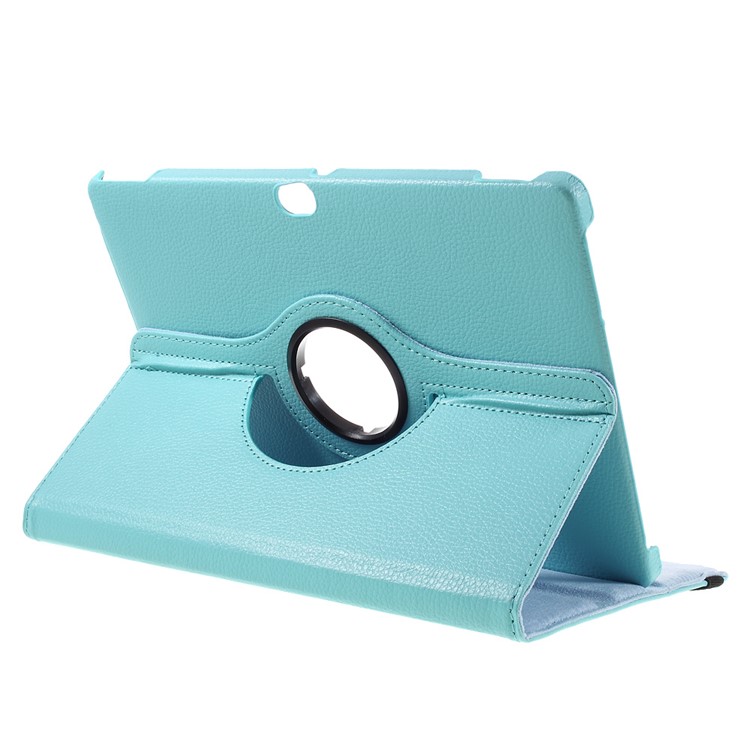 Litchi Skin Leather Case with 360 Degree Rotating Stand for Huawei MediaPad M2 10.0 - Baby Blue-6