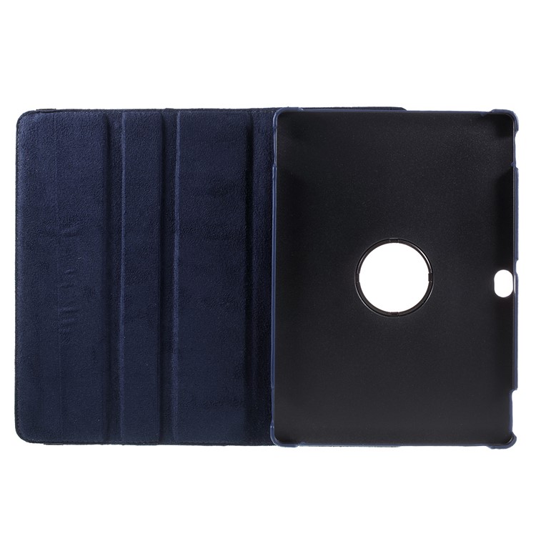 Litchi Skin Leather Case with 360 Degree Rotating Stand for Huawei MediaPad M2 10.0 - Dark Blue-9