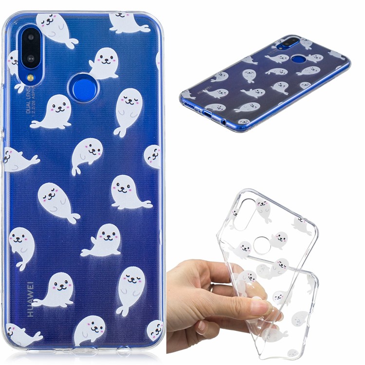 Pattern Printing IMD TPU Case for Huawei nova 3 - Sea Lion-1