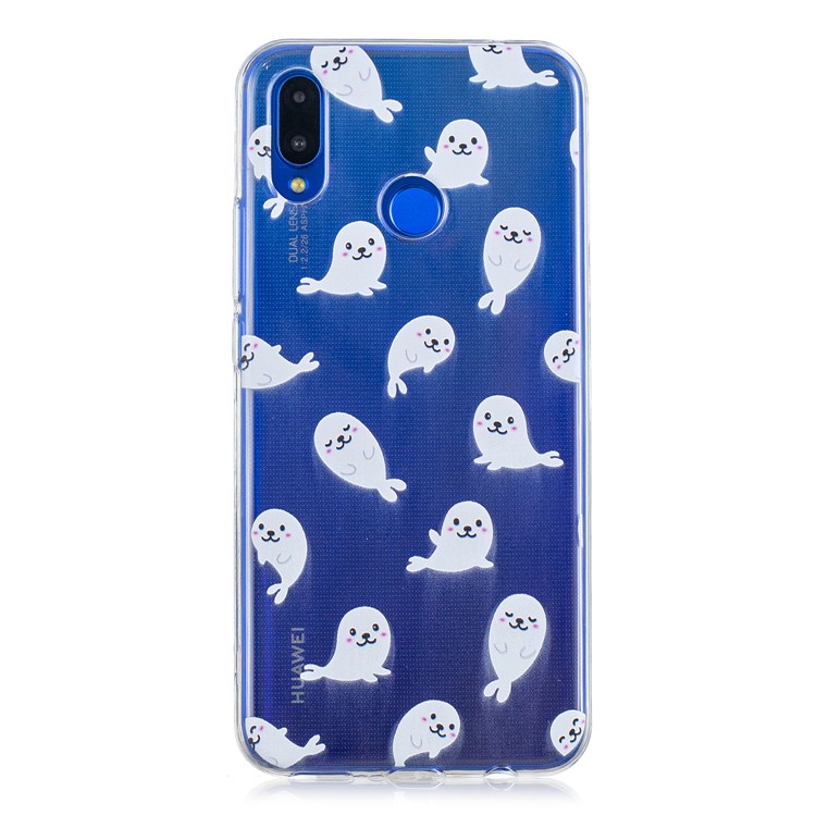 Pattern Printing IMD TPU Case for Huawei nova 3 - Sea Lion-2