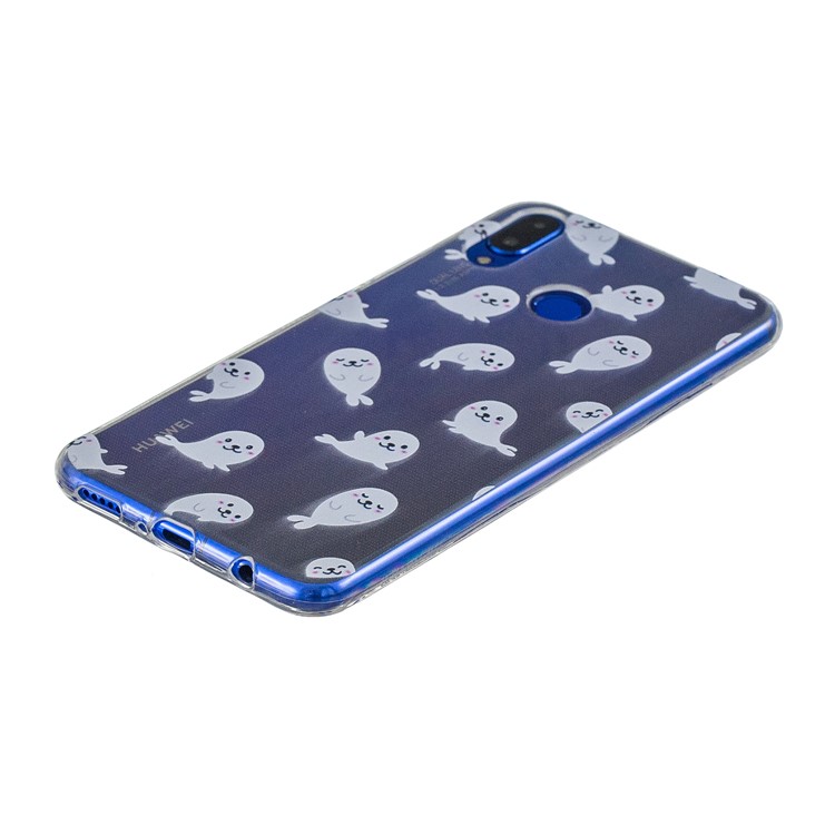 Pattern Printing IMD TPU Case for Huawei nova 3 - Sea Lion-3