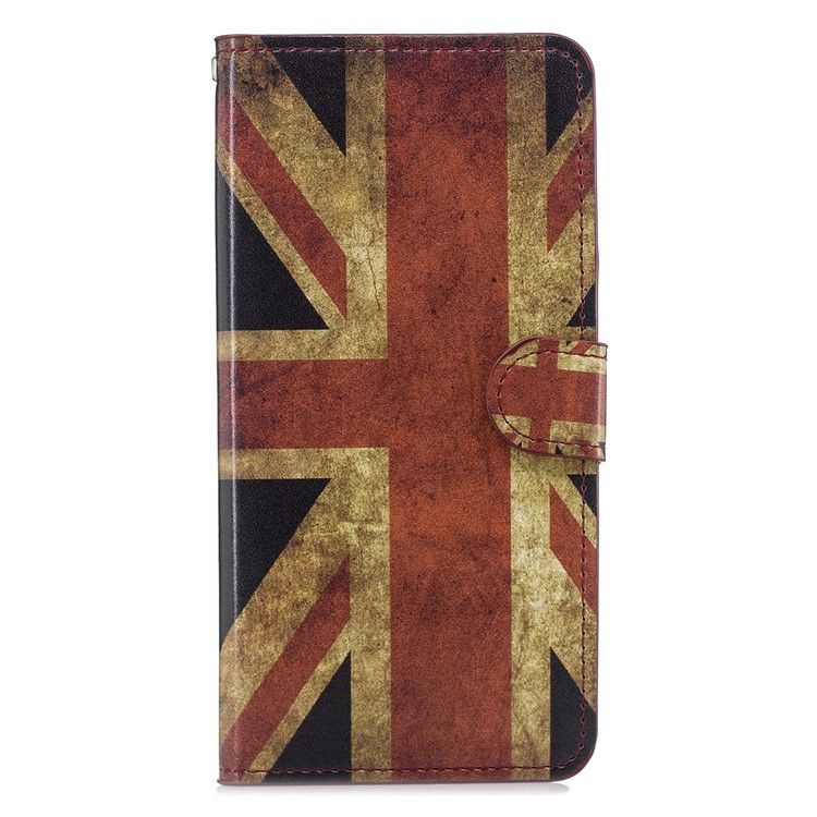 Pattern Printing Leather Case for Huawei Mate 20 Lite / Maimang 7 - Retro UK Flag-1