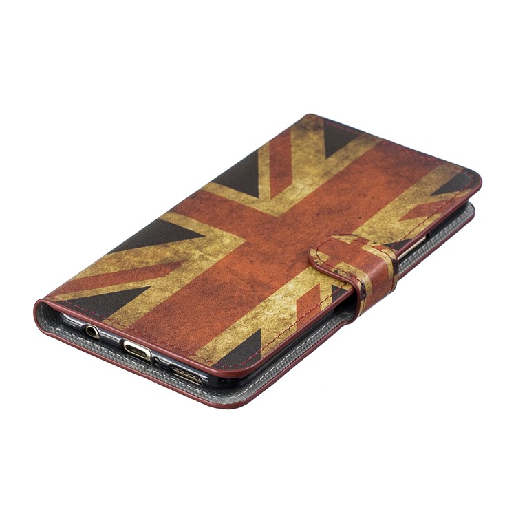 Pattern Printing Leather Case for Huawei Mate 20 Lite / Maimang 7 - Retro UK Flag-4