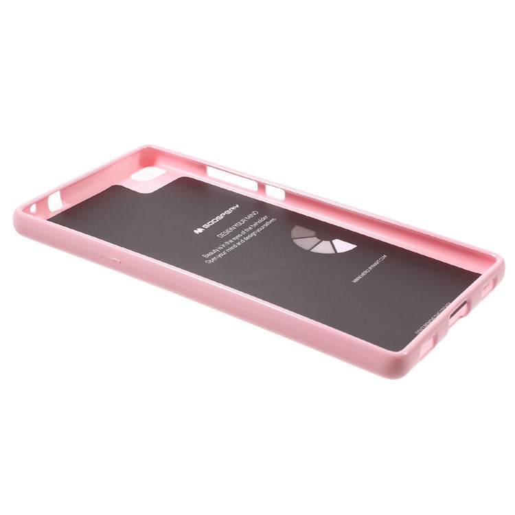 MERCURY GOOSPERY Flash Powder TPU Back Case for Huawei Ascend P8 - Pink-5