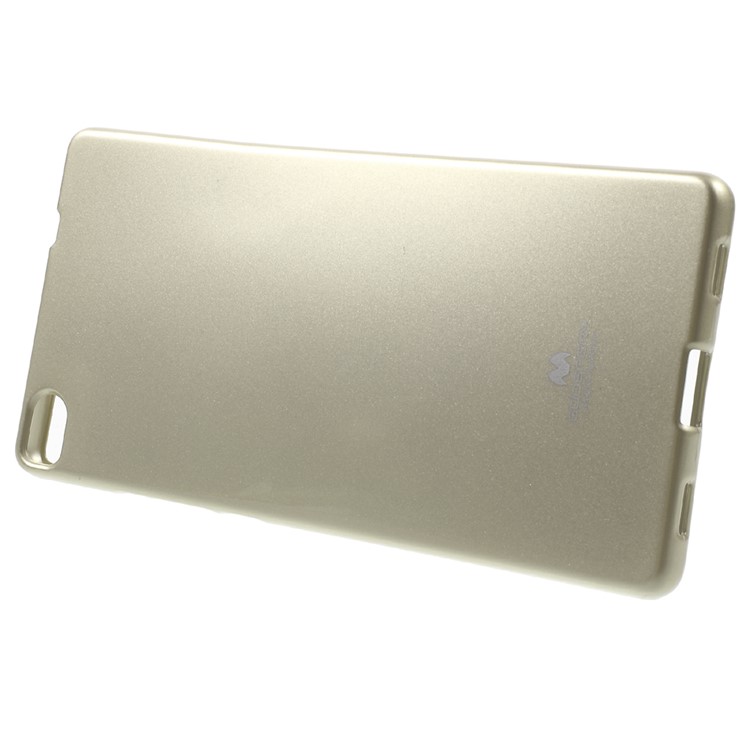 MERCURY GOOSPERY Flash Powder TPU Shell Cover for Huawei Ascend P8 - Gold-2