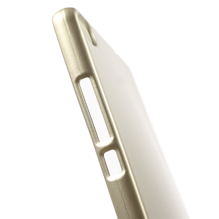 MERCURY GOOSPERY Flash Powder TPU Shell Cover for Huawei Ascend P8 - Gold-5