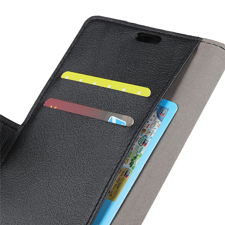 Wallet Stand Flip Leather Case for Huawei Y9 (2019) / Enjoy 9 Plus - Black-2