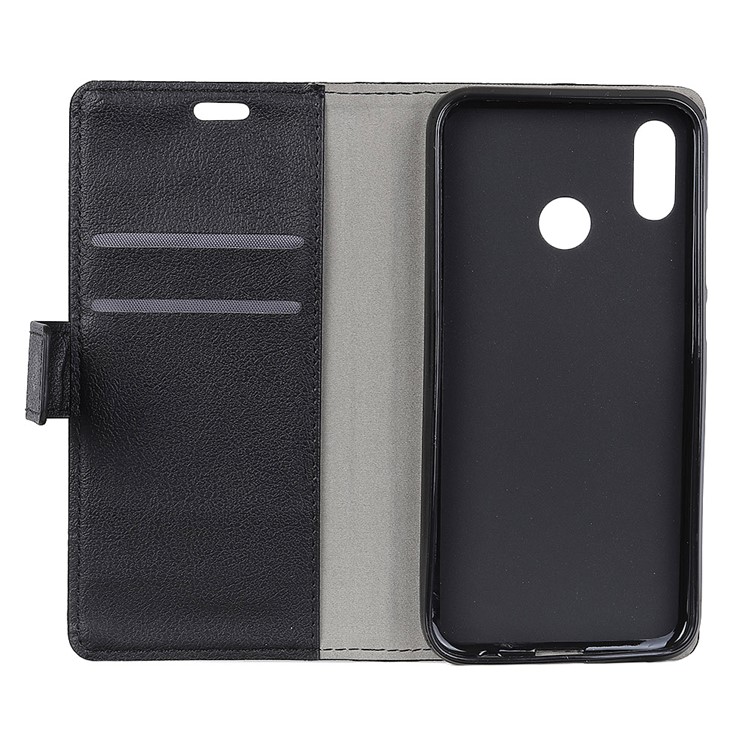 Wallet Stand Flip Leather Case for Huawei Y9 (2019) / Enjoy 9 Plus - Black-4