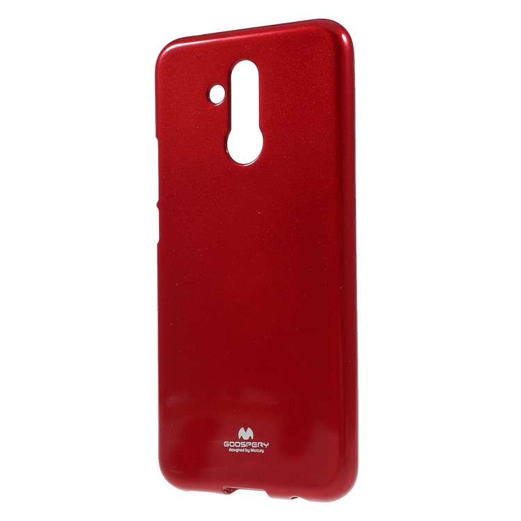 MERCURY GOOSPERY Flash Powder TPU Soft Phone Casing for Huawei Mate 20 Lite / Maimang 7 - Red-2