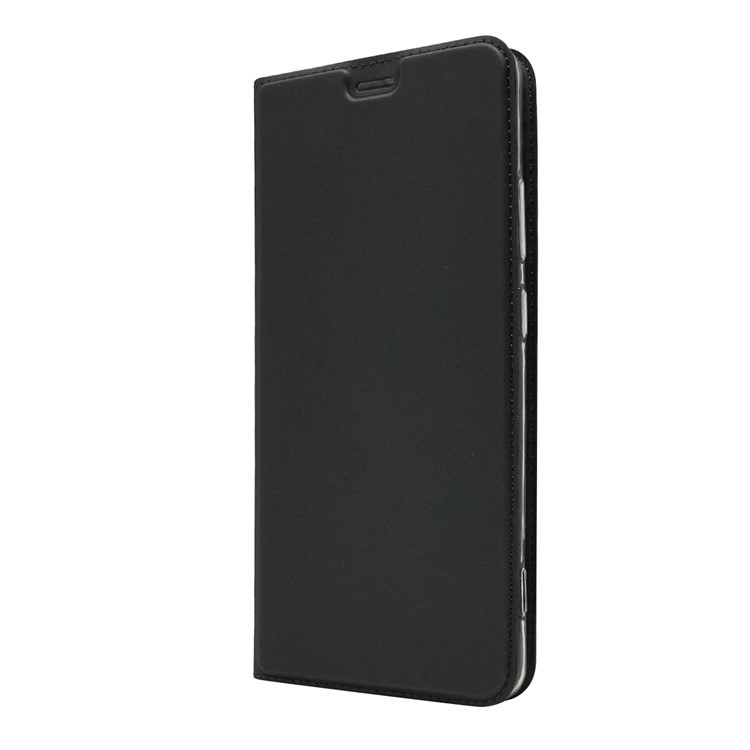 Auto-absorbed Stand Leather Case with Card Slot for Huawei Honor Note 10 - Black-8