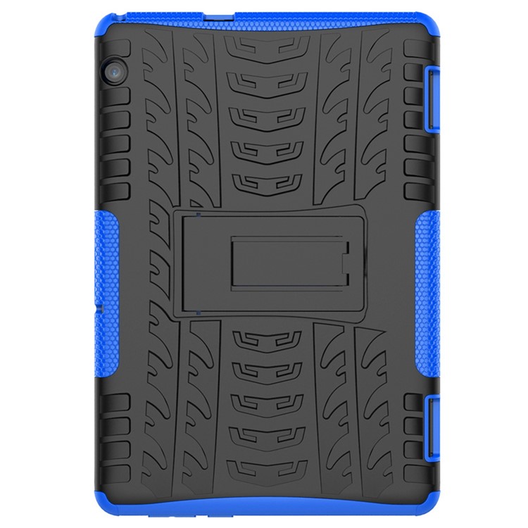 Anti-Slip-PC + TPU-Combo-Tablettenkoffer Mit Kickstand Für Huawei Mediapad T5 10 - Blau-4