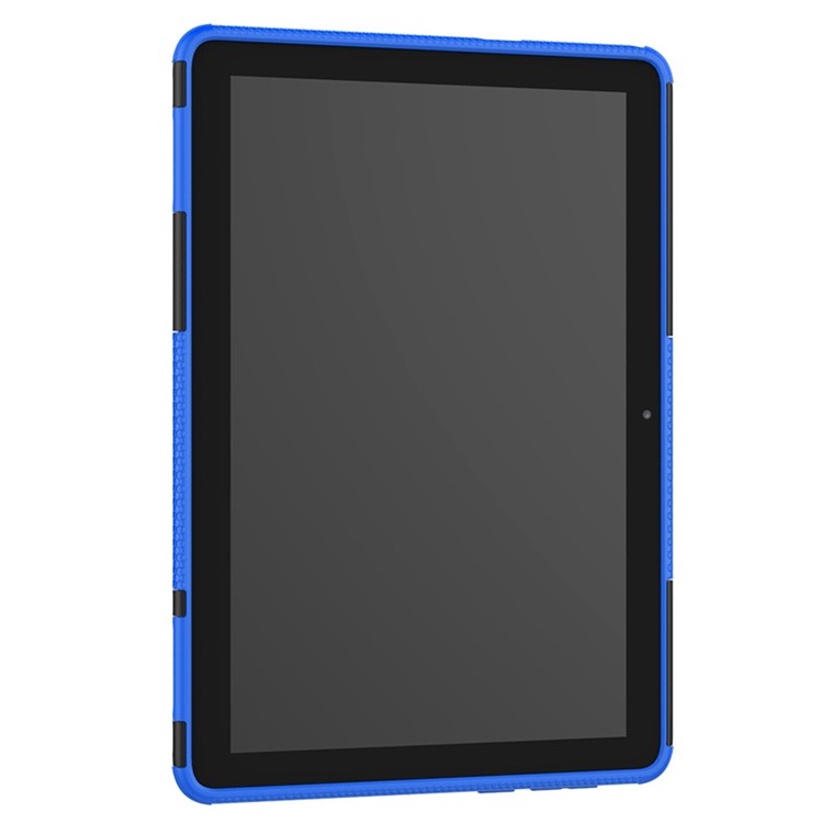 Anti-Slip-PC + TPU-Combo-Tablettenkoffer Mit Kickstand Für Huawei Mediapad T5 10 - Blau-6