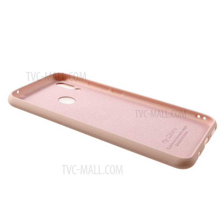 Tudo Envolto De Volta E Borda De Silicone Líquido Phone Case Para Huawei Nova 3i / P Inteligente + - Rosa-3