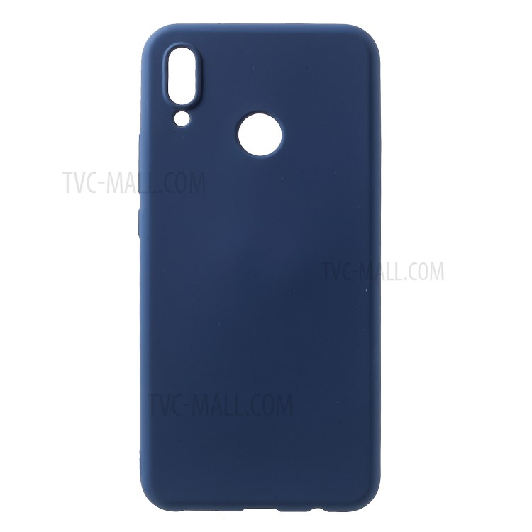 Coque Arrière En Silicone Liquide Entièrement Huilée Pour Le Dos Et Les Bords Pour Huawei Nova 3i / P Smart + - Bleu-1