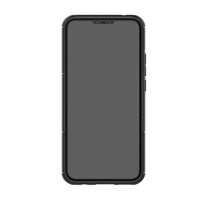 Anti-slip PC + TPU Hybrid Case with Kickstand for Huawei Mate 20 Lite - Black-4