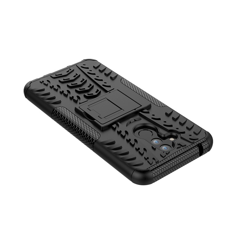 Anti-slip PC + TPU Hybrid Case with Kickstand for Huawei Mate 20 Lite - Black-7