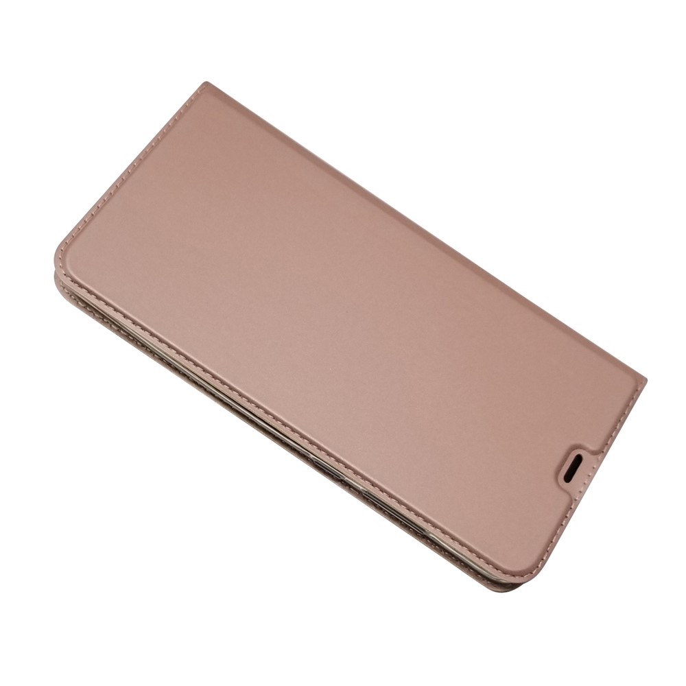 Magnetic Adsorption Leather Card Holder Cover for Huawei Mate 20 - Rose Gold-3