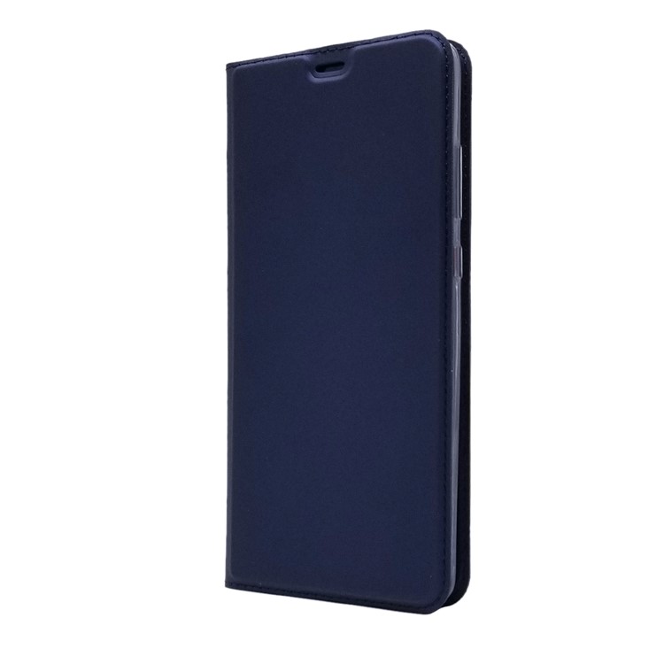 Estuche De Cuero De Adsorción Magnética Con Ranura Para Tarjeta Para Huawei Mate 20 - Azul Oscuro-8