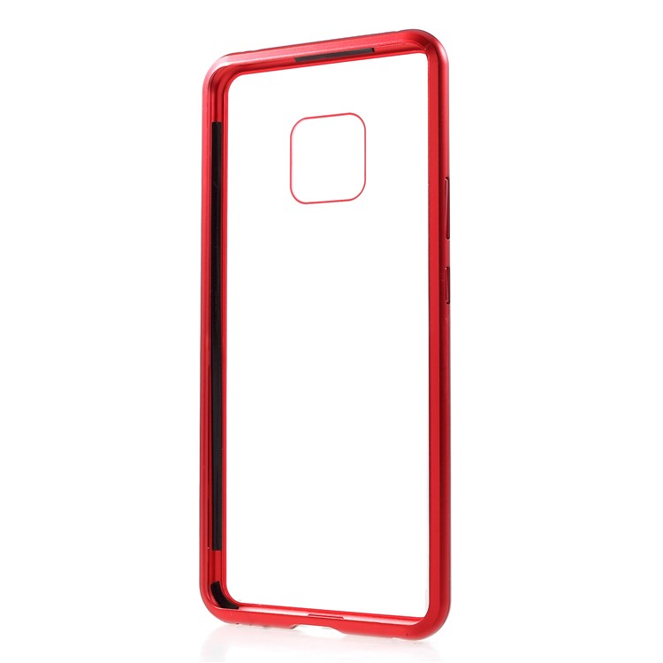 Detachable Magnetic Metal Frame + Tempered Glass Back Protection Hard Case for Huawei Mate 20 Pro - Red-7