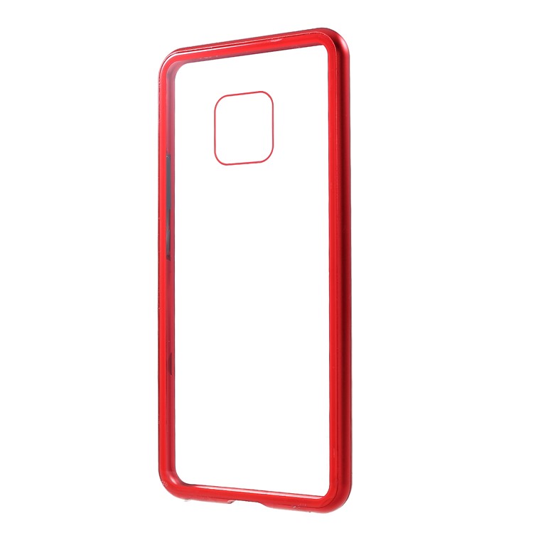 Detachable Magnetic Metal Frame + Tempered Glass Back Protection Hard Case for Huawei Mate 20 Pro - Red-8