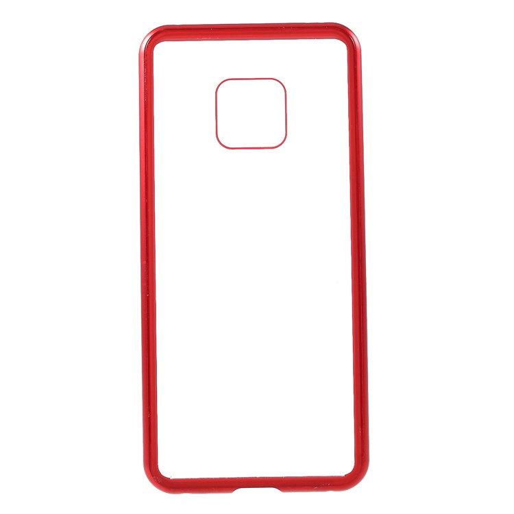 Detachable Magnetic Metal Frame + Tempered Glass Back Protection Hard Case for Huawei Mate 20 Pro - Red-9