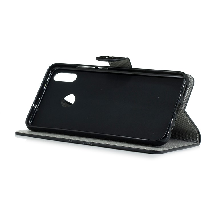 Pattern Printing Leather Wallet Stand Cover for Huawei Honor 8X/Honor View 10 Lite - Do Not Touch My Phone-4