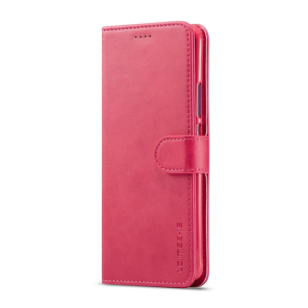 LC.IMEEKE Leather Stand Case with Card Slots for Huawei Mate 20 Pro - Rose-2