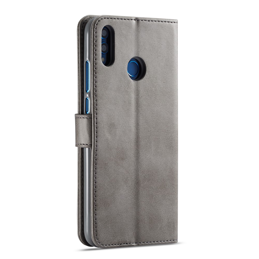 LC.IMEEKE Wallet Leather Magnetic Case for Huawei Honor 8X / Honor View 10 Lite - Grey-3