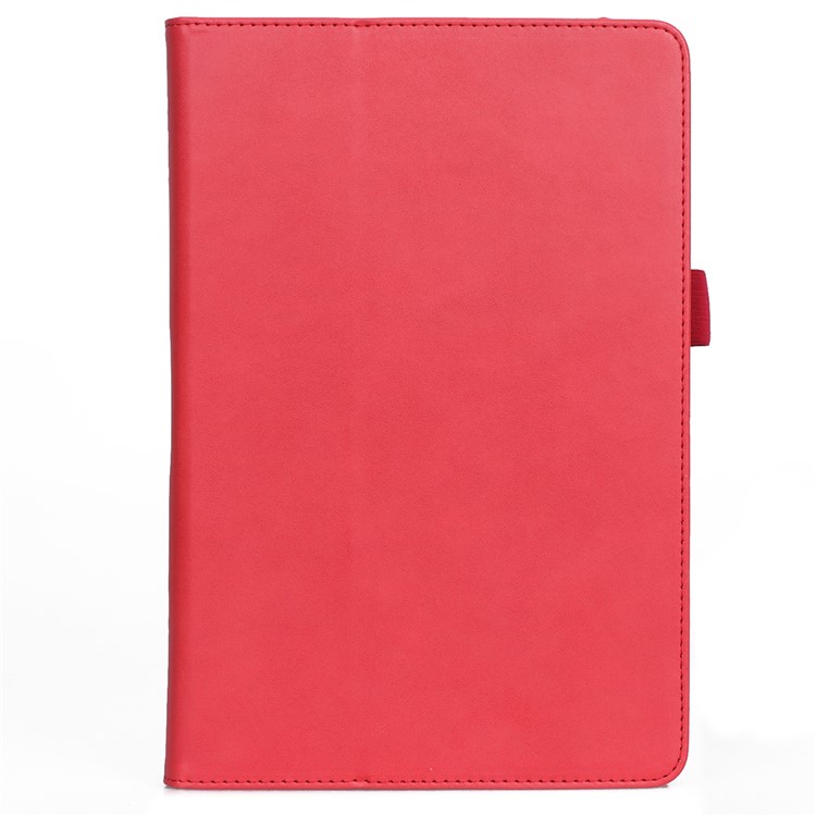 Pour Huawei Mediapad C5 10 / Couverture Intelligente En Cuir PU M5 Lite 10 / Fentes Pour Cartes / Supporter / Dragonne - Rouge-2