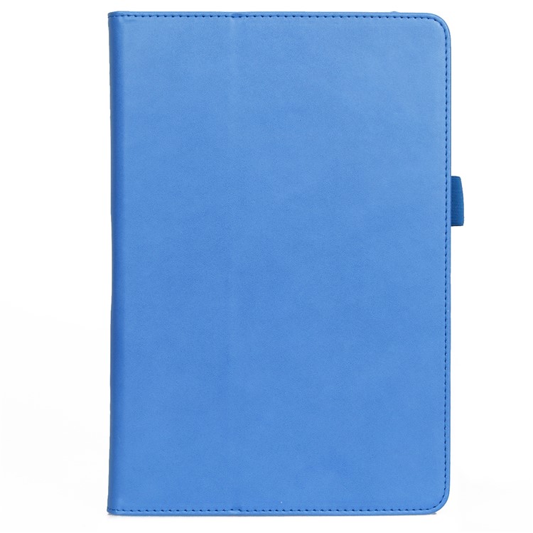 For Huawei Mediapad C5 10 / M5 Lite 10 PU Leather Flip Case / Card Slots / Stand / Hand Strap - Blue-2