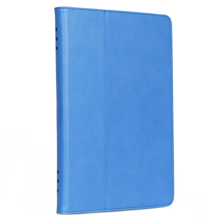 For Huawei Mediapad C5 10 / M5 Lite 10 PU Leather Flip Case / Card Slots / Stand / Hand Strap - Blue-5