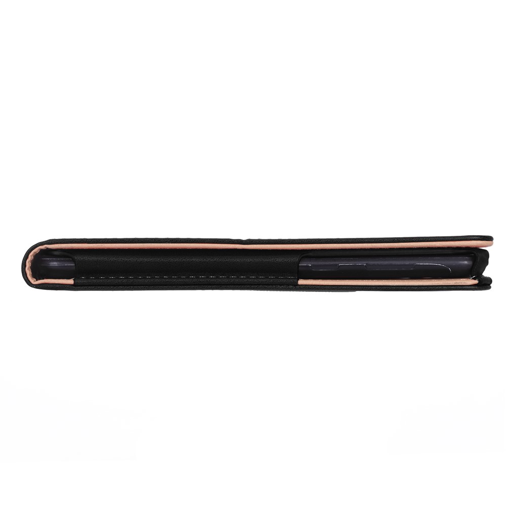 For Huawei MediaPad T5 10 PU Leather Smart Case / Card Slots / Stand / Hand Strap - Black-13