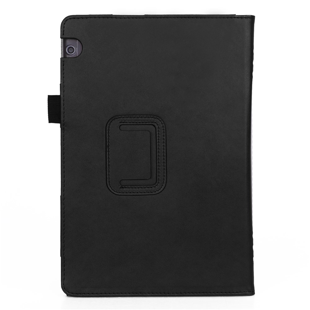 For Huawei MediaPad T5 10 PU Leather Smart Case / Card Slots / Stand / Hand Strap - Black-3