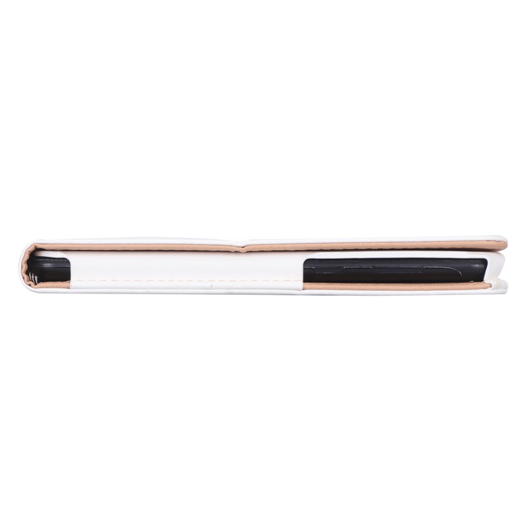 For Huawei MediaPad T5 10 PU Leather Smart Cover / Card Slots / Stand / Hand Strap - White-11