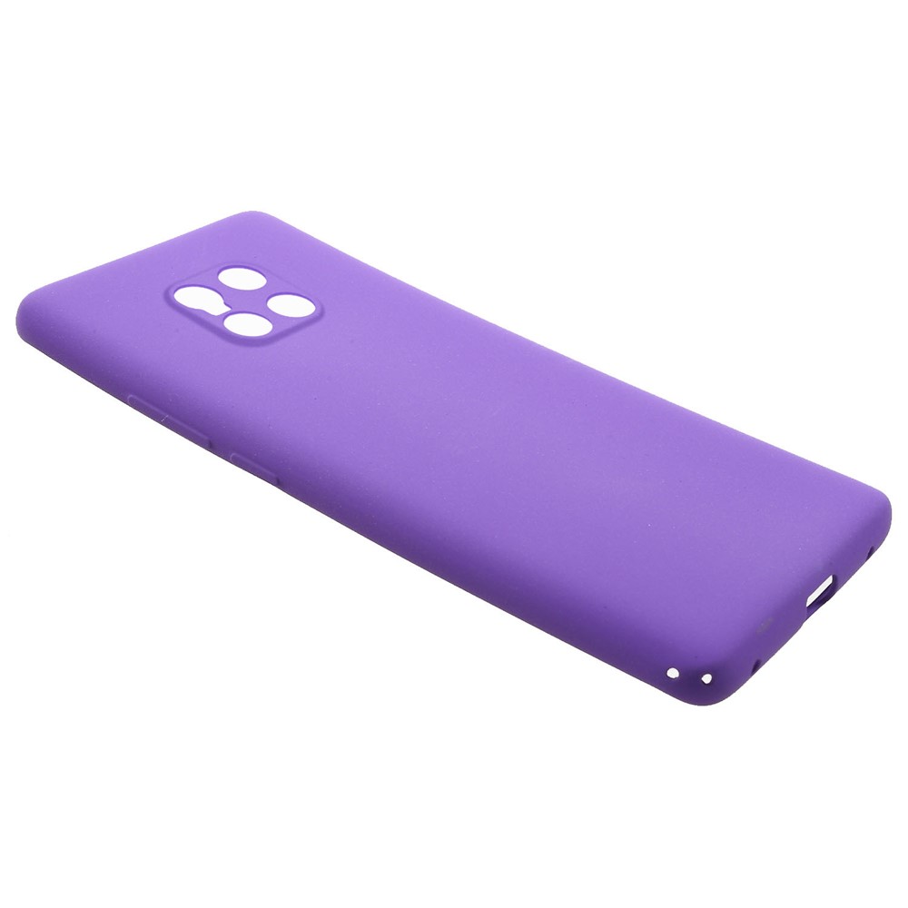 Custodia Per la Pelle Tpu Opaca Per Huawei Mate 20 Pro - Viola-2