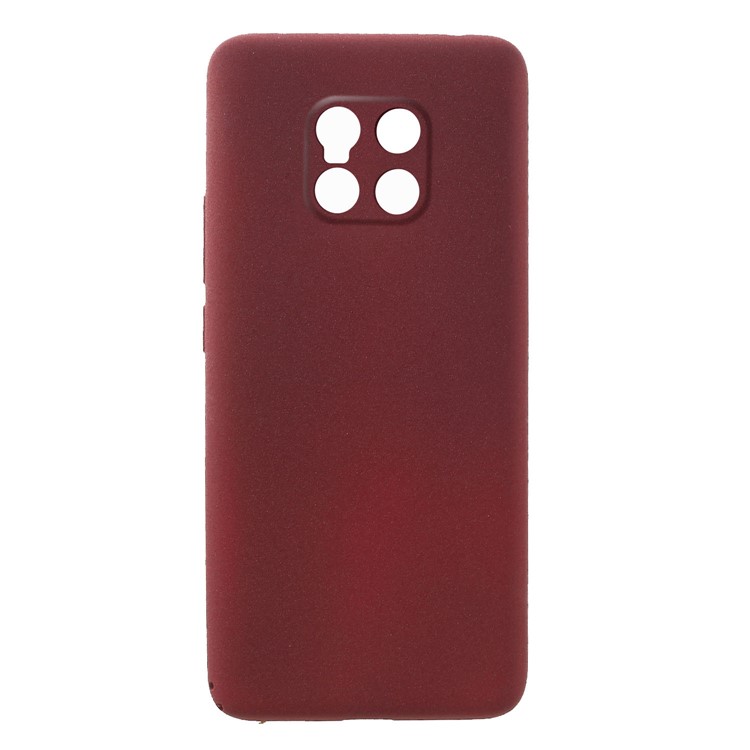 Matte TPU Cover Skin-touch Soft Phone Shell for Huawei Mate 20 Pro - Wine Red-1