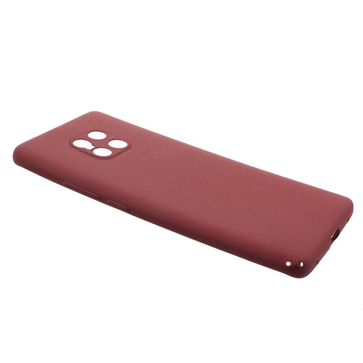 Matte TPU Cover Skin-touch Soft Phone Shell for Huawei Mate 20 Pro - Wine Red-2