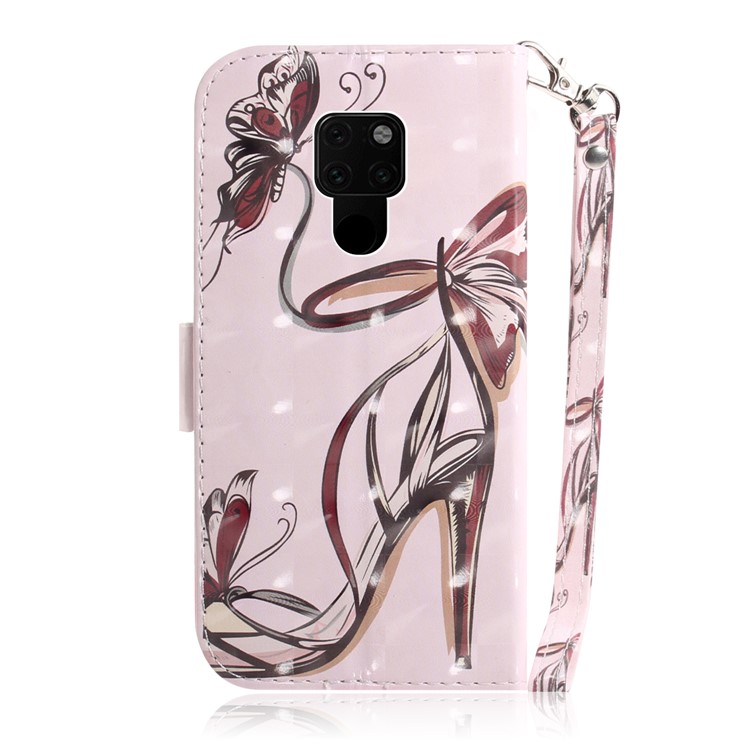 For Huawei Mate 20 Pattern Printing Wallet Leather Mobile Case - High Heel Sandal-3
