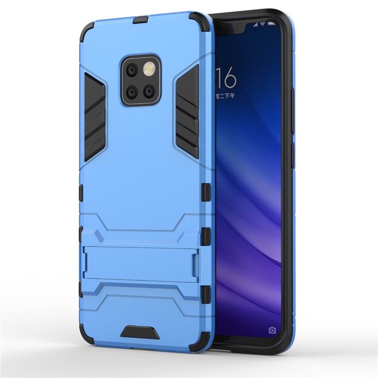 Cool Guard PC TPU Combo Back Shell with Kickstand for Huawei Mate 20 Pro - Baby Blue-2