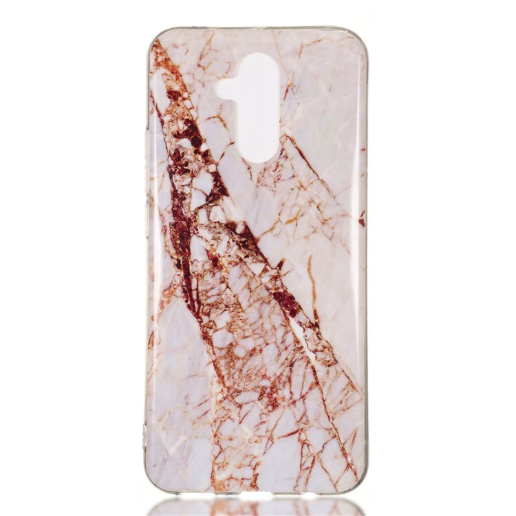 Marble Pattern IMD TPU Mobile Phone Case for Huawei Mate 20 Lite - Style E-2