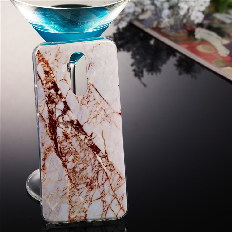 Marble Pattern IMD TPU Mobile Phone Case for Huawei Mate 20 Lite - Style E-5