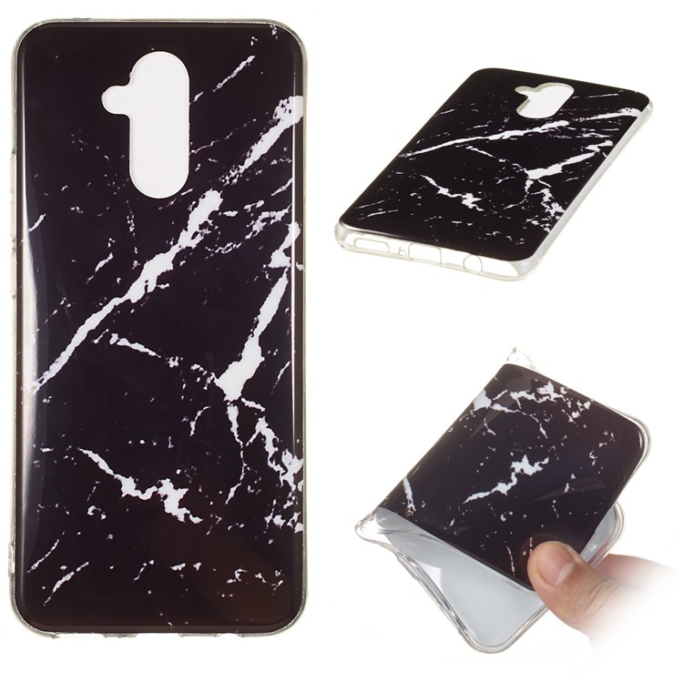 Caja De TPU Flexible De Mármol Modelo IMD Para Huawei Mate 20 Lite - Estilo P-1