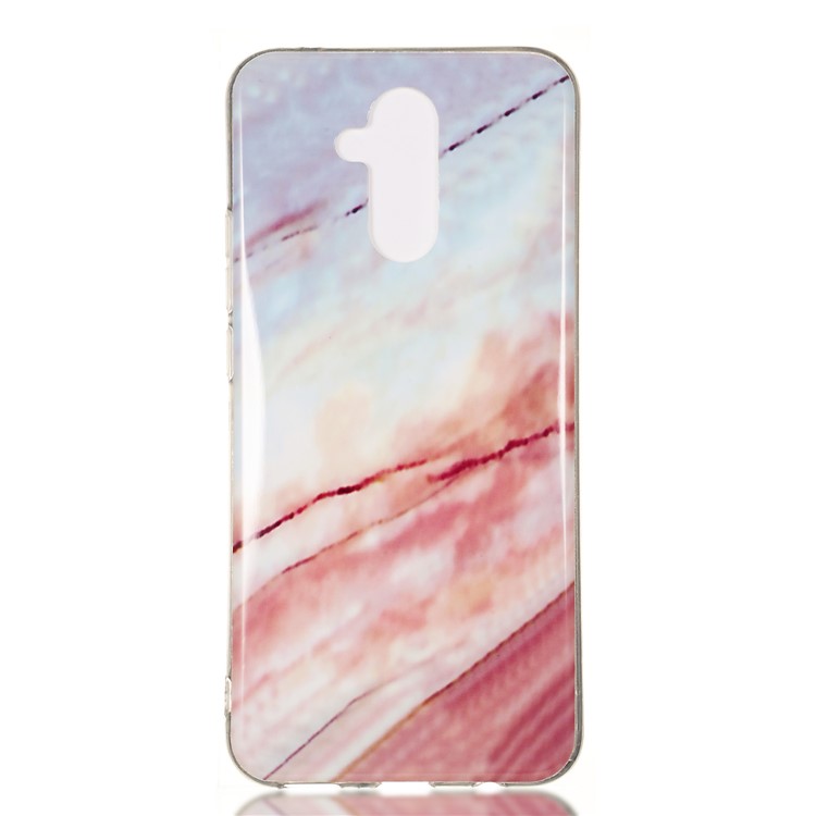 Marble Pattern IMD TPU Case Shell Phone Cover for Huawei Mate 20 Lite - Style Q-2
