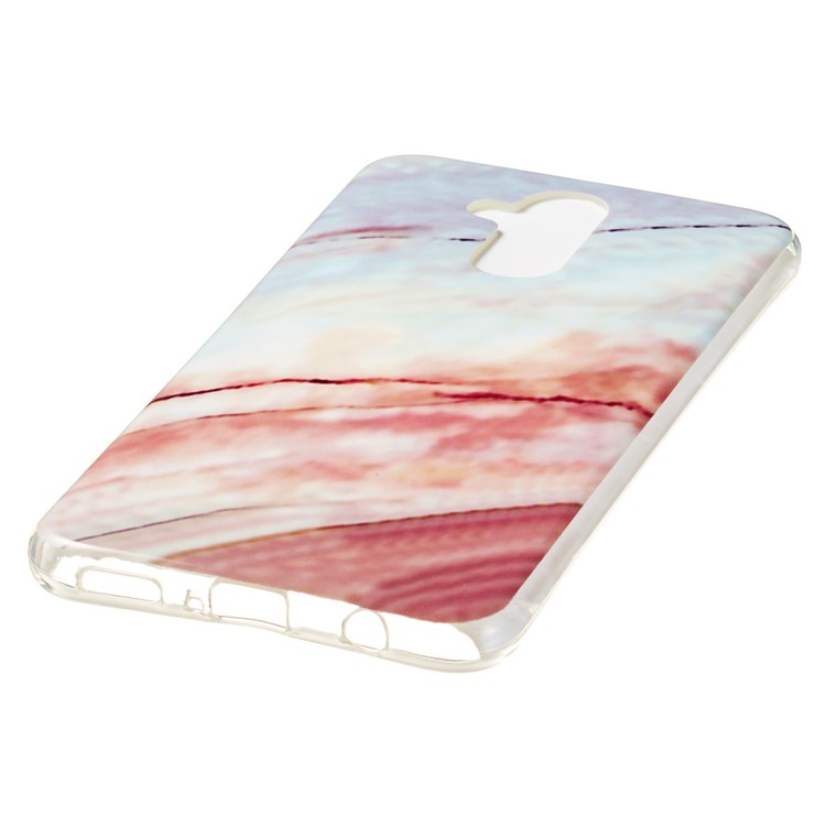 Marble Pattern IMD TPU Case Shell Phone Cover for Huawei Mate 20 Lite - Style Q-4