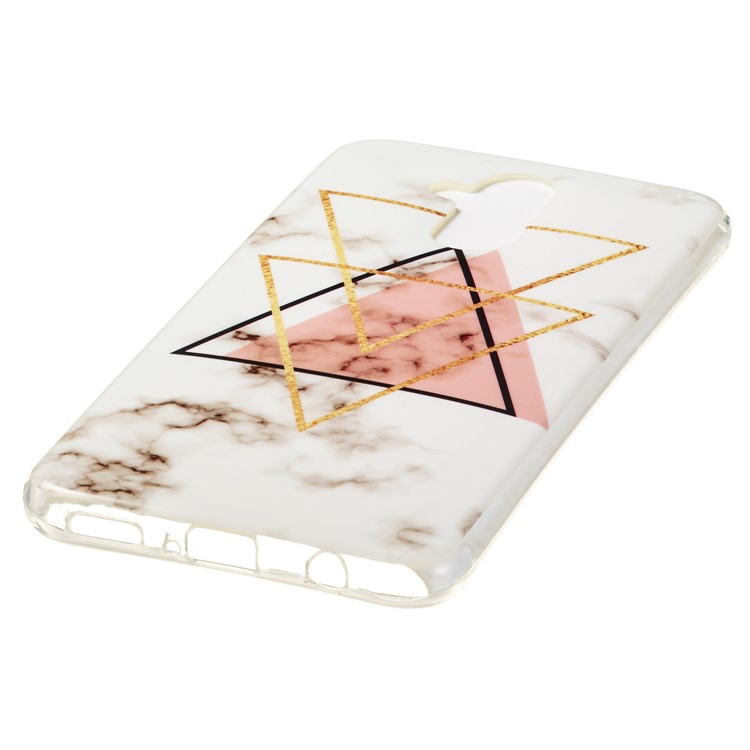 Marble Pattern IMD TPU Gel Case Cover for Huawei Mate 20 Lite - Style R-4